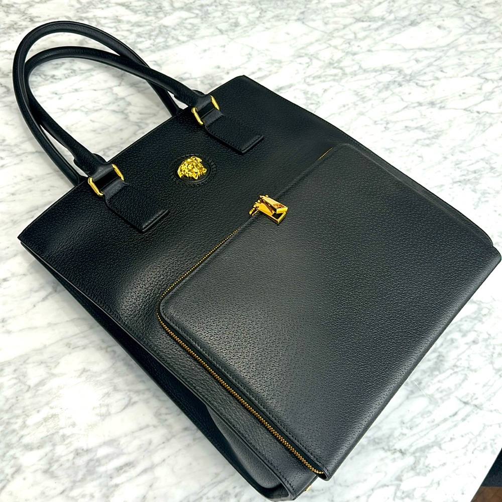 Versace authentic - La Medusa leather satchel